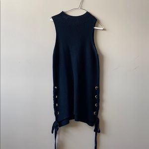 Michael Kors Long turtleneck tunic black Sz S New